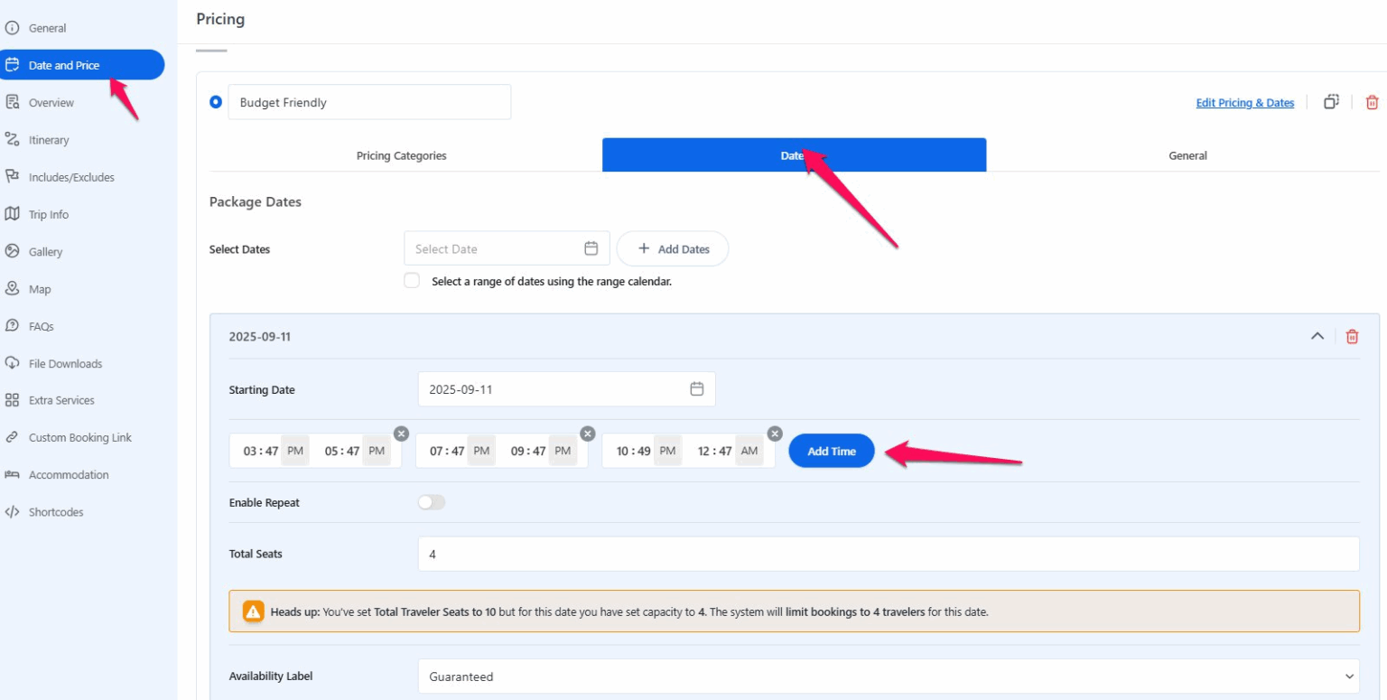 Seats Allocation and Booking Capacity in WP Travel Engine (with FSD ...